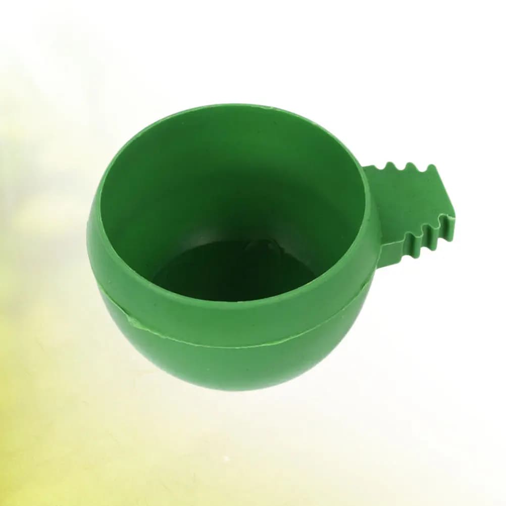 20 Pezzi Ciotole Rotonde per Uccelli, Contenitori per Cibo e Acqua per Piccioni, Pappagalli, Cacatua, Peone - Forniture Sicure per Uccelli Domestici