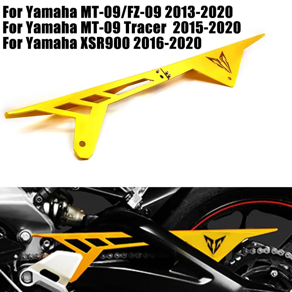 MT FZ 09 copertura della protezione della cintura della catena del motociclo per Yamaha MT-09 FZ-09 FZ09 MT09 Tracer 2015-2020 XSR900 XSR 900