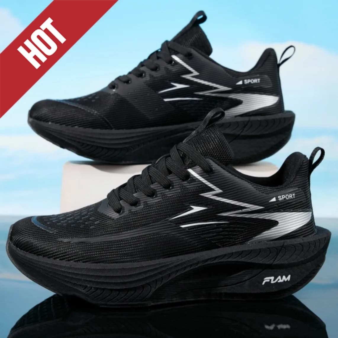 Men Women Carbon Plate Marathon Running Shoes Breathable Lightweight Non-Slip Racing Training Sports Athletic Sneakers