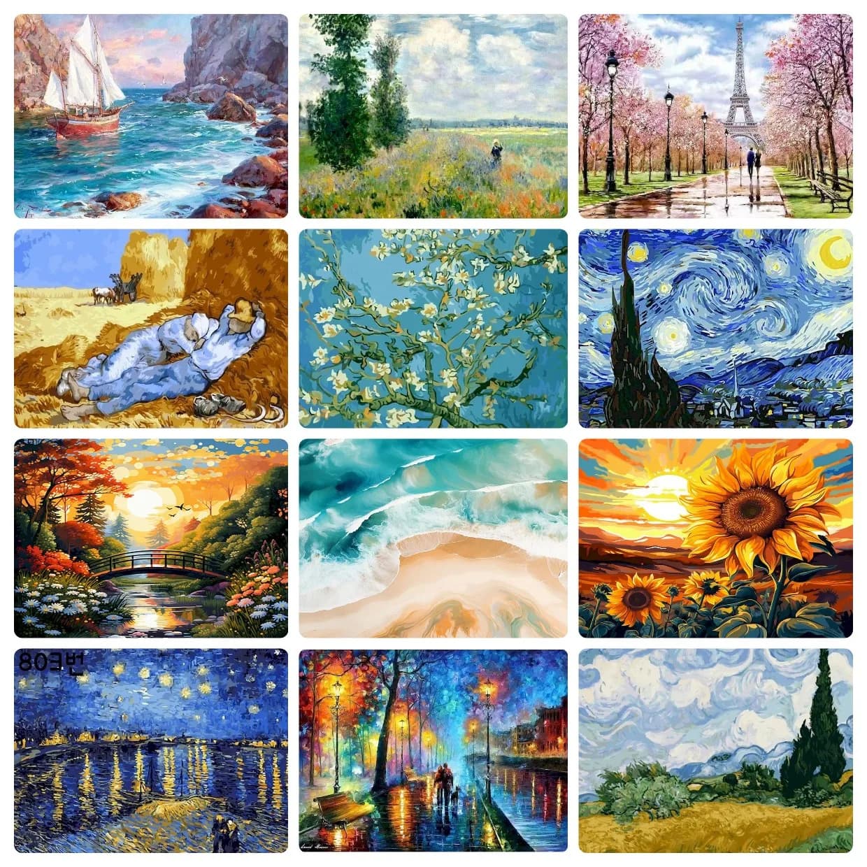 Diamond Painting Van Gogh Series Famous Paintings Full Round/Square Diamonds Mosaic Handmade Artwork Exquisite Gift Home Decor