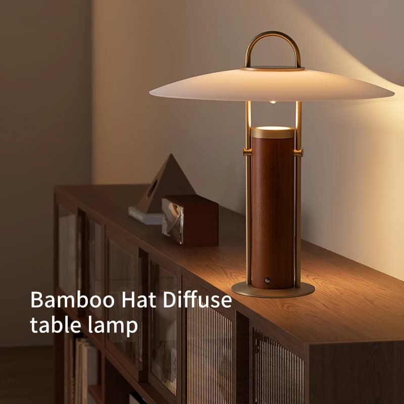 Lampada da tavolo da lettura dimmerabile da comodino in oro arancione di vetro di lusso dell'hotel Aisilan