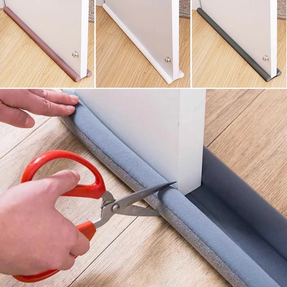 93cm sotto il tappo della protezione del tiraggio della porta riduce il rumore striscia di tenuta inferiore della porta in EVA striscia di tenuta insonorizzata schiuma per capelli dimmerabile