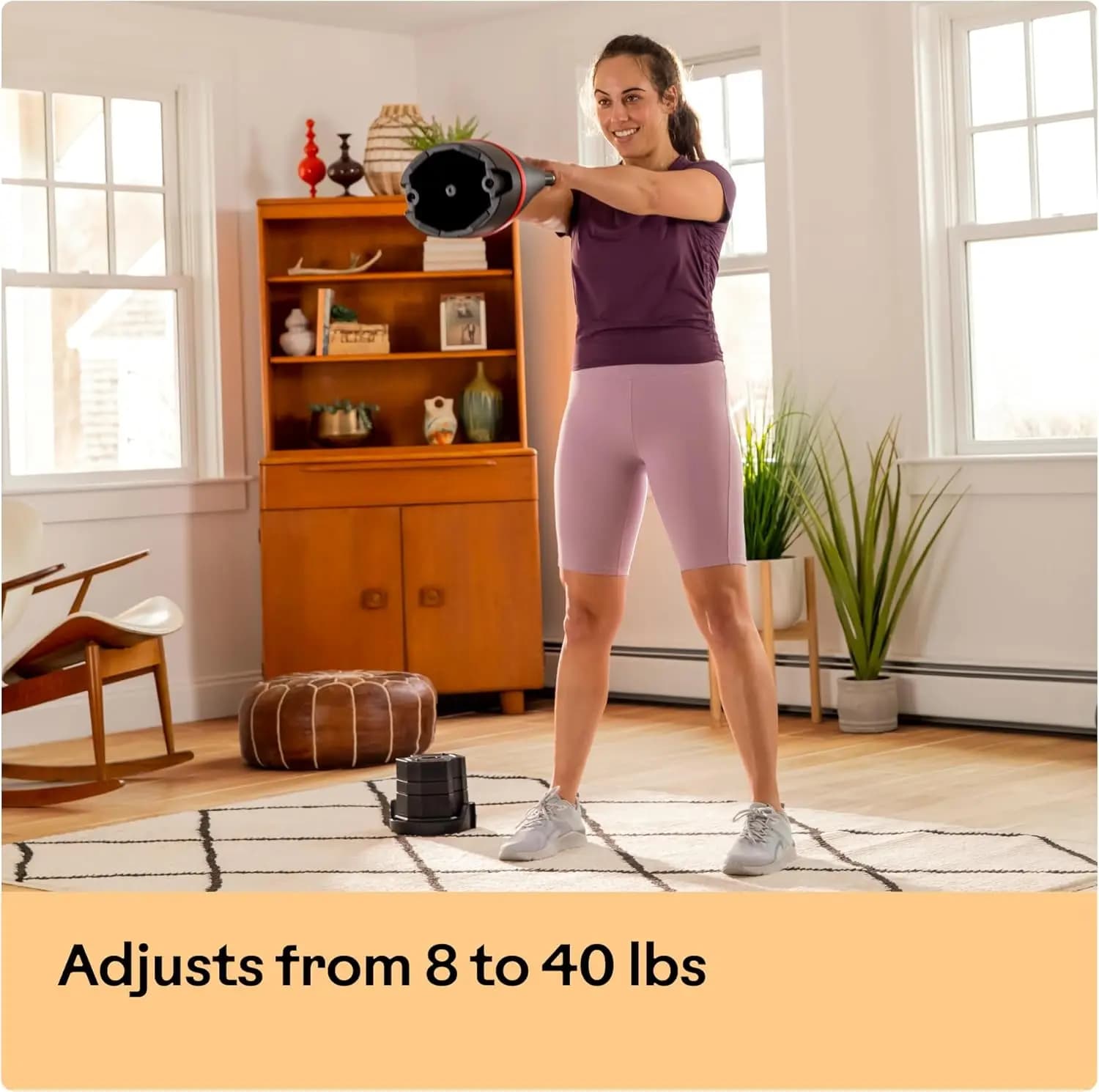 Set di Kettlebell Regolabili da 40 libbre e Manubri per Allenamento Fitness a Casa e Attrezzatura per Palestra Domestica
