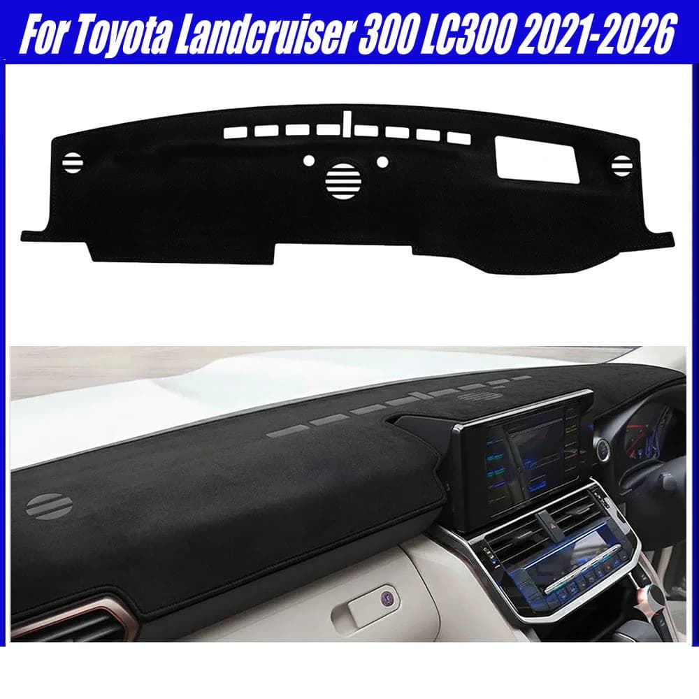 Per Toyota Land Cruiser 300 LC300 2021-2026 RHD Tappetino Copri Cruscotto Parasole Dashmat Protezione Interni Accessori