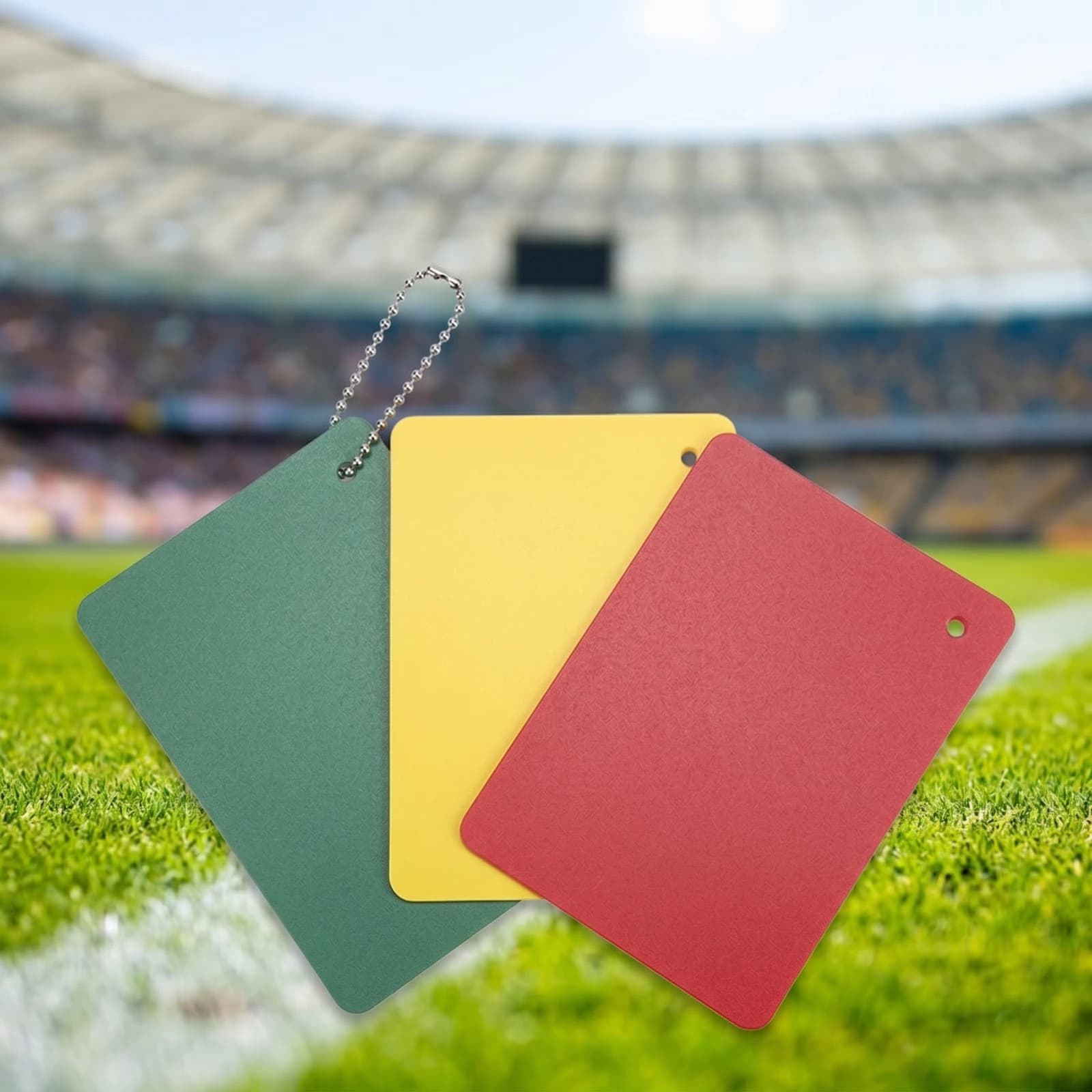 Referee Cards Official Soccer Penalty Cards Sports Gear Professional High Visibility for Referees, Football Games