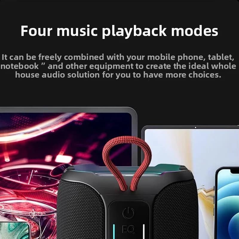 Altoparlante Bluetooth senza fili Subwoofer impermeabile esterno Colonna sonora portatile Sistema audio Home Theater Center-VVBC
