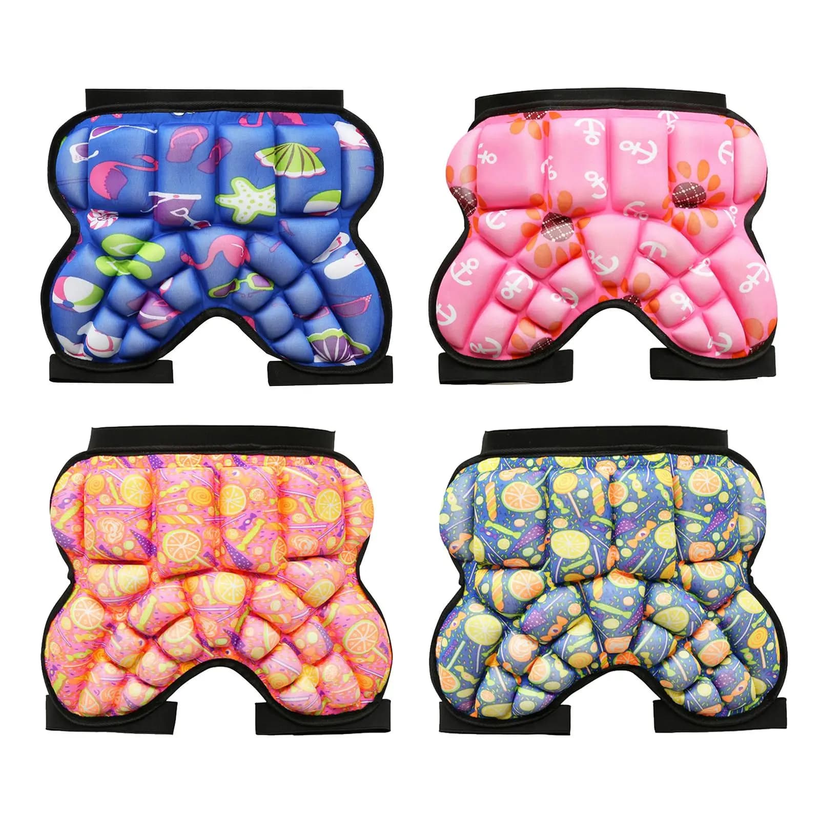Thick EVA Butt Guard Pad Impact Resistant Protective Shorts for Children Snowboarding Ice Skating