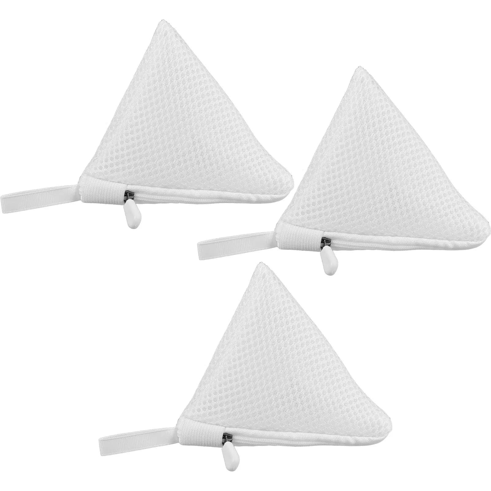 3Pcs Fine Stitching Mesh Laundry Bags Washing Machine Compatible for Delicates Underwear Socks Bras Hosiery Lingerie Protection