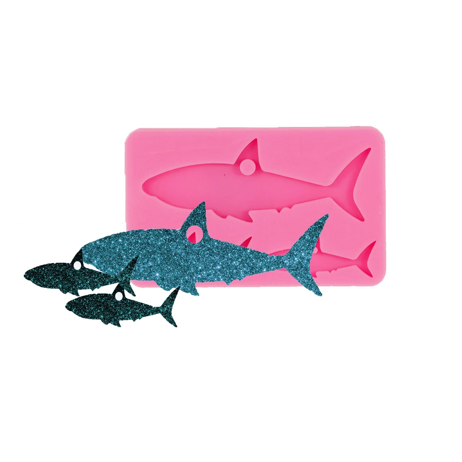 "Silicone Deer Family Mold Epoxy Resin Jewelry Making Molds DIY Charms Bear Mould Creative Jewelry Craft "