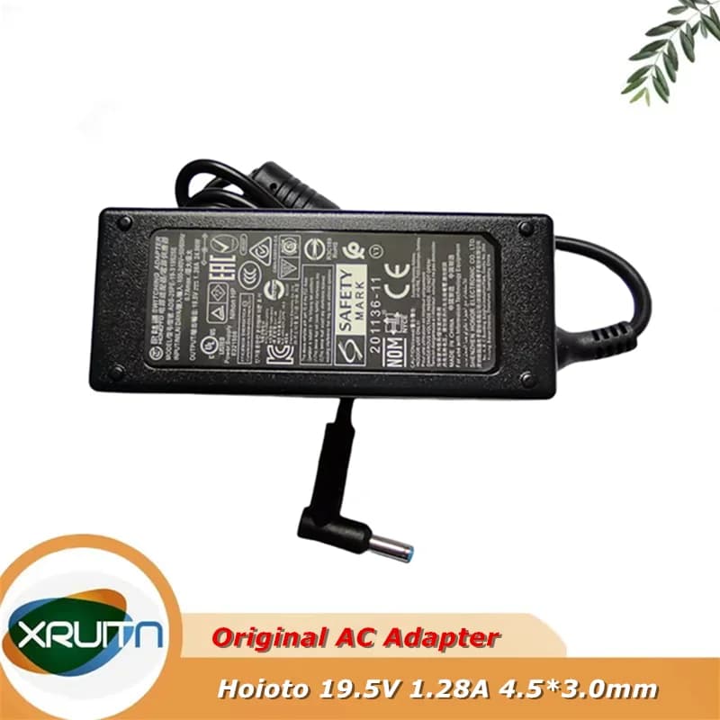 Adattatore CA originale HOIOTO ADS-25PE-19-3 19525E 19,5 V 1,28 A 25 W per caricabatterie HP Monitor M22F M24F M27F M27FQFW m27fqFHD 4,5x3,0 mm