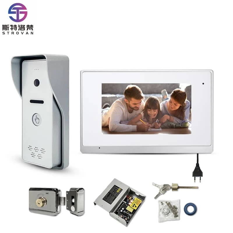 Personalizza il pannello di chiamata solo video per campanello touchscreen wireless per interni ed esterni