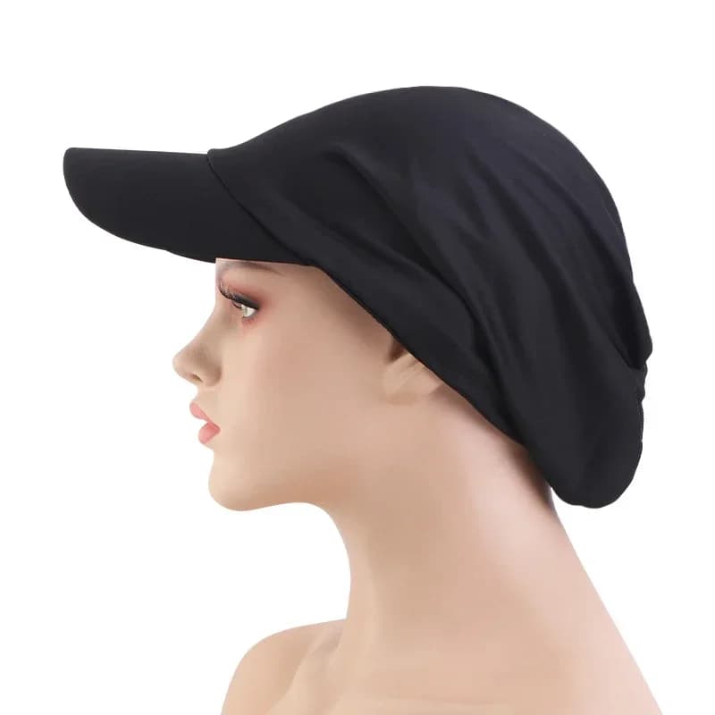 Summer Women Baseball Cap Bonnet Outdoor Sun Visor Cap Wide Brim Headscarf Turban Sunscreen Hat Bandanas Headband Turbante Mujer