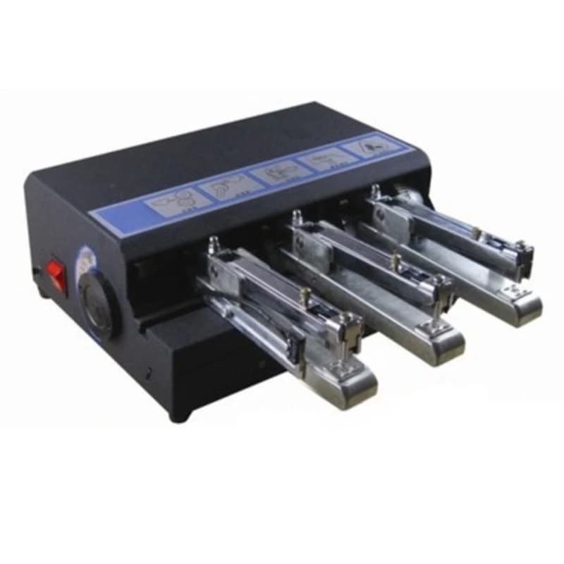 Cucitrice elettrica automatica, rilegatrice per cartoni di carte di carta multistorta