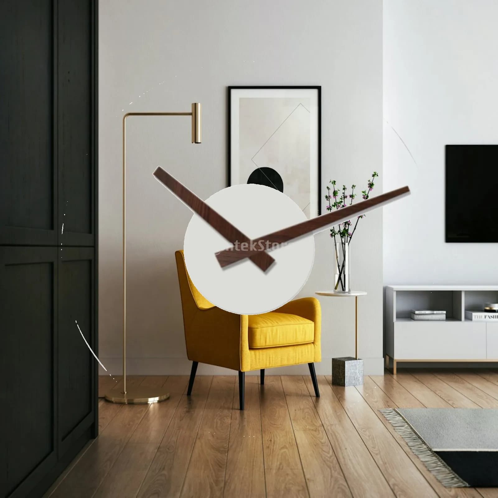 Orologio da Parete Decorativo per Cucina, in Acrilico, Silenzioso, Moderno, per Sala da Pranzo, Caffetteria, Asilo Nido, Ufficio