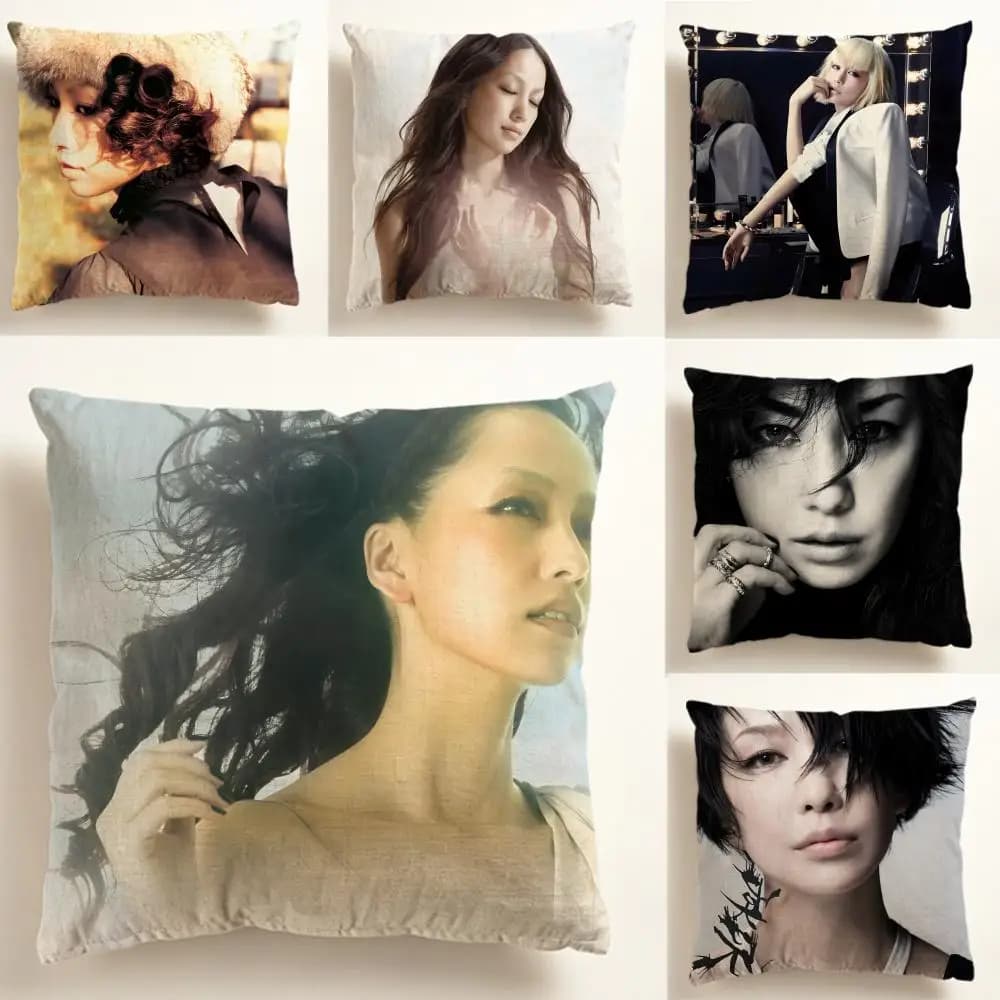 Fodera per cuscino in lino naturale stile nordico, resistente e lavabile, per casa, camera da letto, divano - S- Mika Nakashima