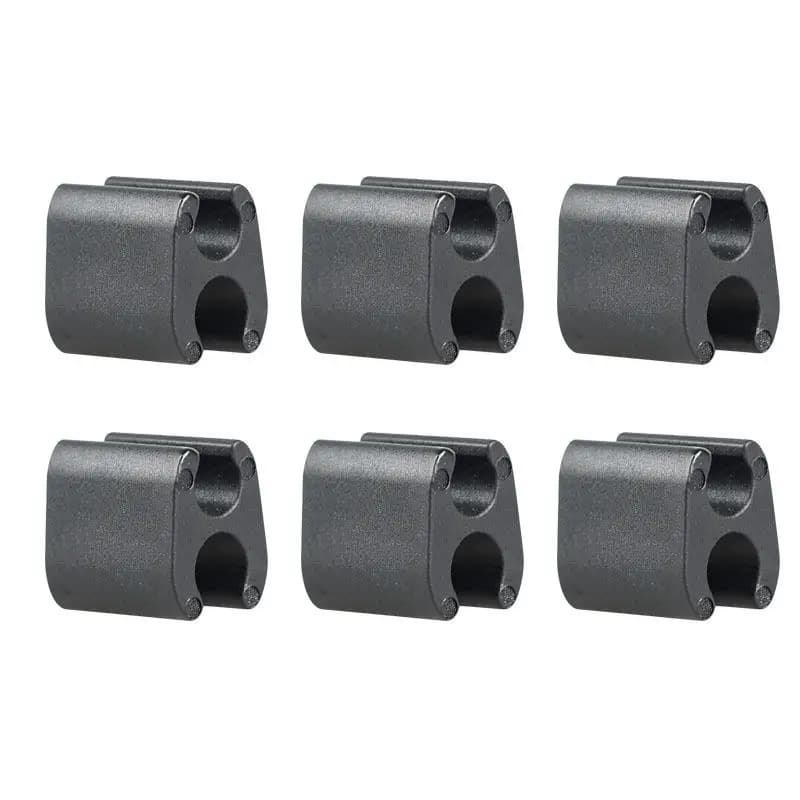 6Pc 4mm/5mm Condotto Pieghevole Bici Dispositivo di Organizzazione di Fissaggio Apertura in Nylon a forma di U Clip di Gestione del Cavo Del Cambio Accessori Per Il Ciclismo
