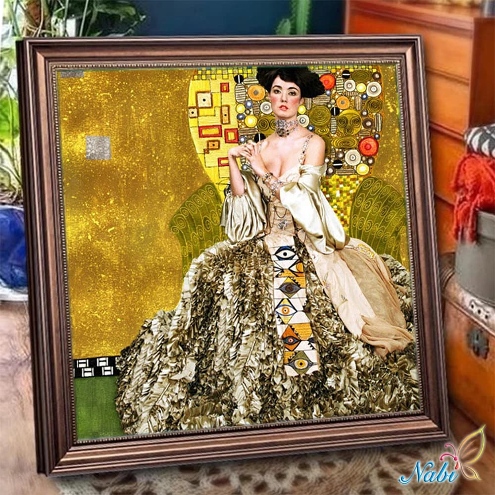 5D DIY Diamond Paintings,Gustav Klimt Famous Paintings Hand Painting Wall Art Nordic Decoration Reproductions Home Decor