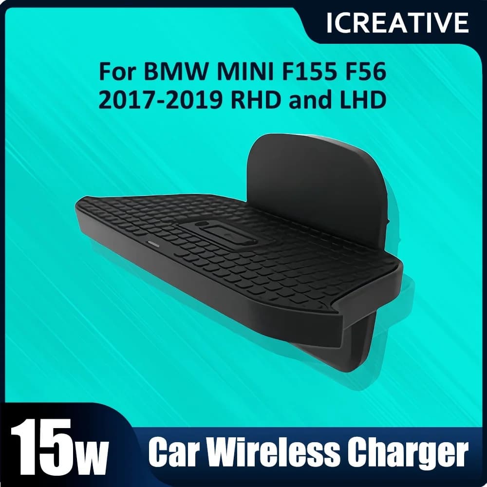 Componente accessori caricabatterie wireless rapido supporto cruscotto auto per BMW Mini 2017-2019