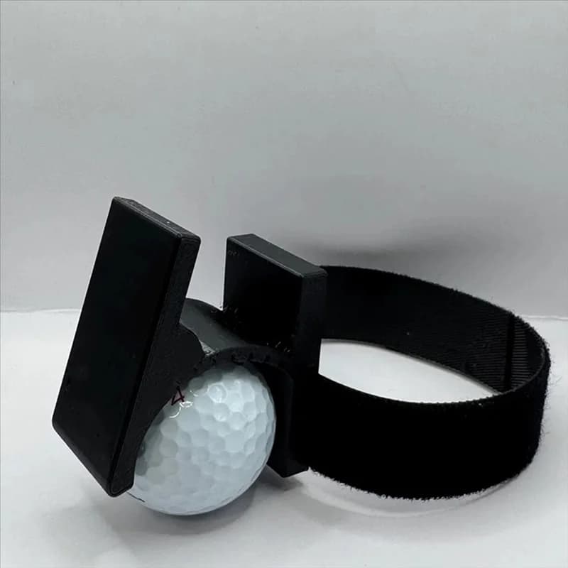 B48B-Porta pallina da golf con sgancio rapido 2 in 1 Porta pallina da golf Accessorio a sgancio rapido per borsa da club (Nero)