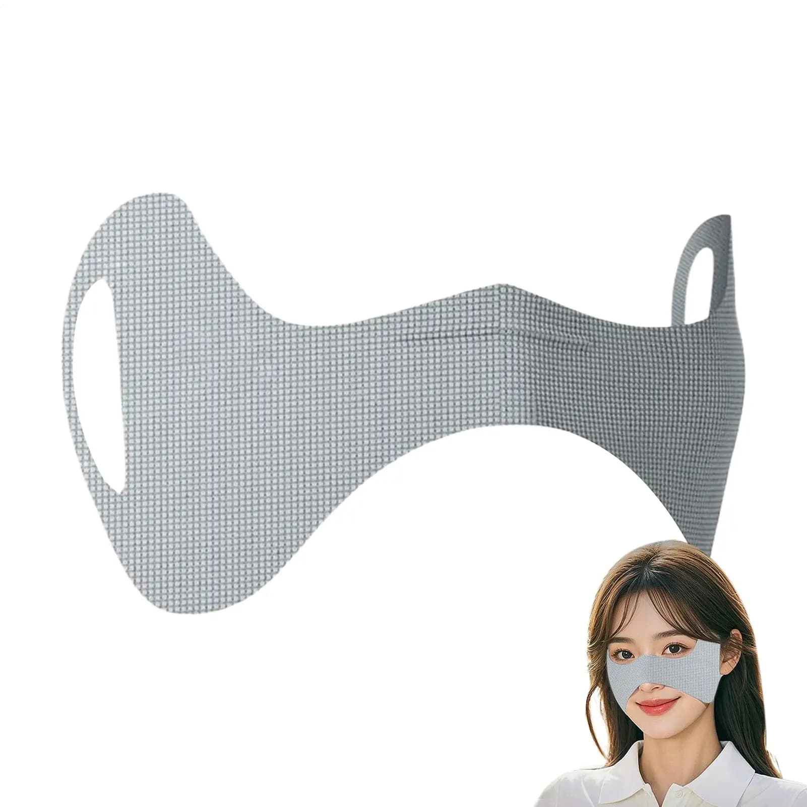 Grey Color Golf Patches for Sun Protection UV Protection Facial Patches for Outdoor Activities 1pcs Sunblock Gel Patches