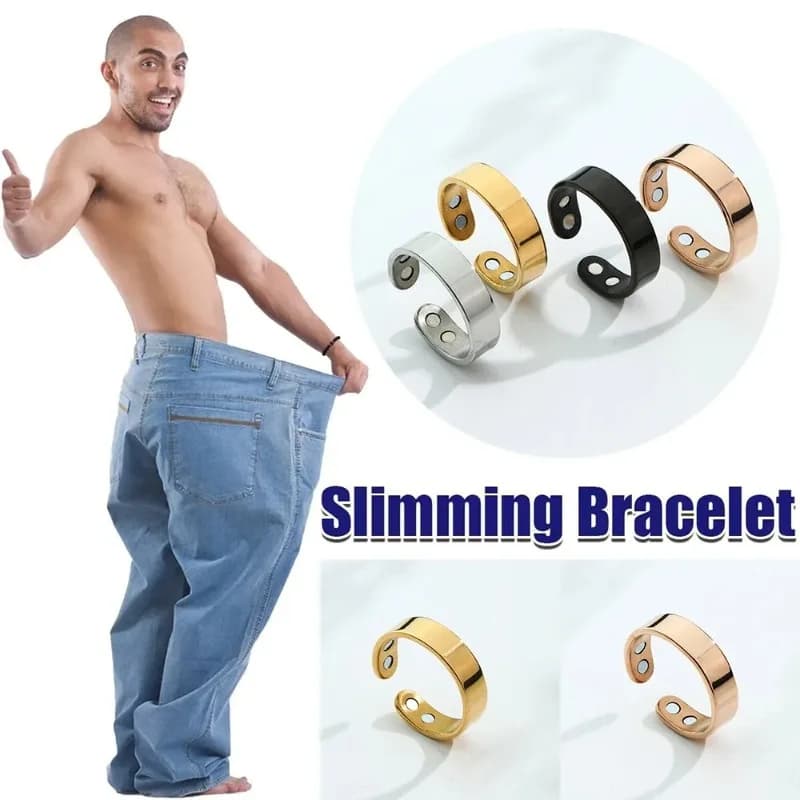 Fashionable Stainless Steel Anti-russing Rings for Women Adjustable Ring for Weight Loss Solito for Sleep Jewelry for Health Treatment