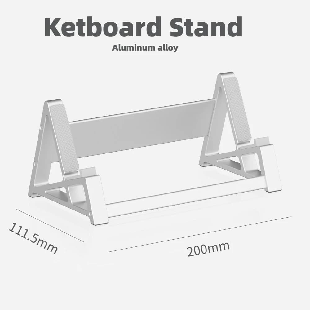 KBDfans Aluminum Keyboard Stand Custom Mechanical Keyboard Desktop Display Stand Detachable Keyboard Base Storage Rack Support