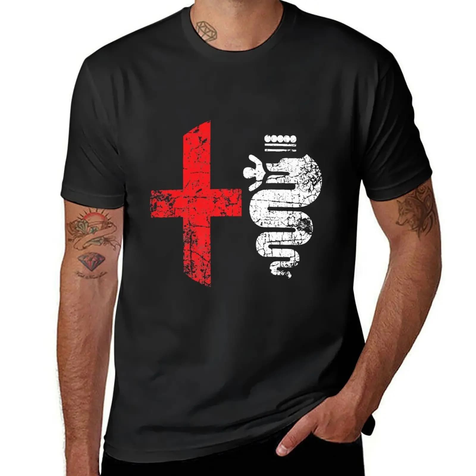Alfa Car Drivers t-shirt elegante con Logo Grunge funnys graphics oversize plain white t-shirt da uomo