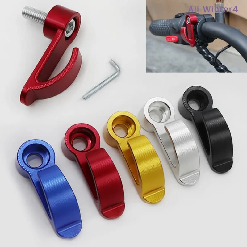 diWinter4 diUniversal aluminum alloy motorcycle hook for single hole helmet for cross bike, electric scooter, motorcycle
