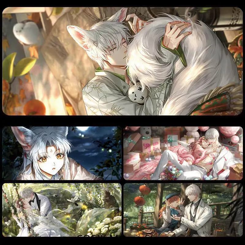 Tappetino per mouse da gioco Anime Light and Night Sariel, tappetino da scrivania grande per laptop, ufficio, tastiera da gamer, ornamento per PC e laptop