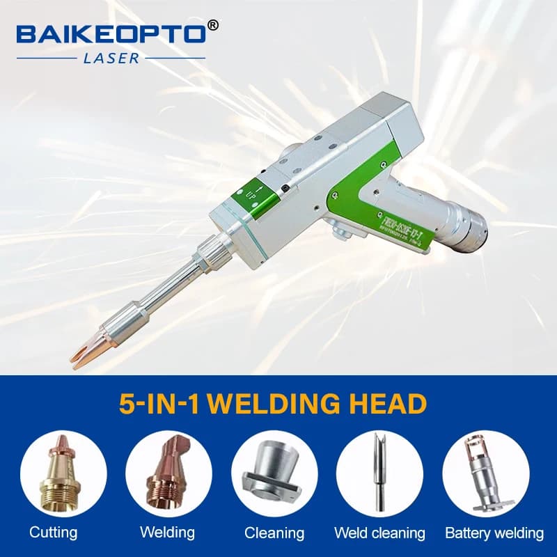 Saldatrice laser 4 in 1 BK-HW3000FL per acciaio inossidabile Nuovo arrivo Doppio pendolo Pulizia multifunzione Ad alta efficienza