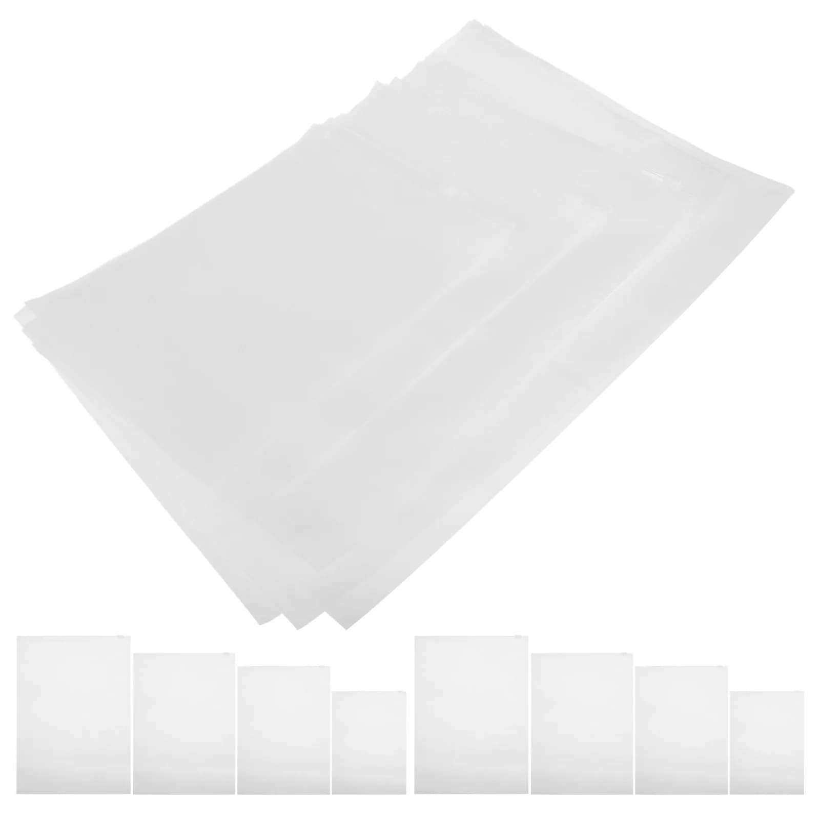 16Pcs Clothes Storage Bags Thickened Frosted Wardrobe Organizer Dustproof Waterproof Zipper Seal Space Saver Travel Laundry Bag