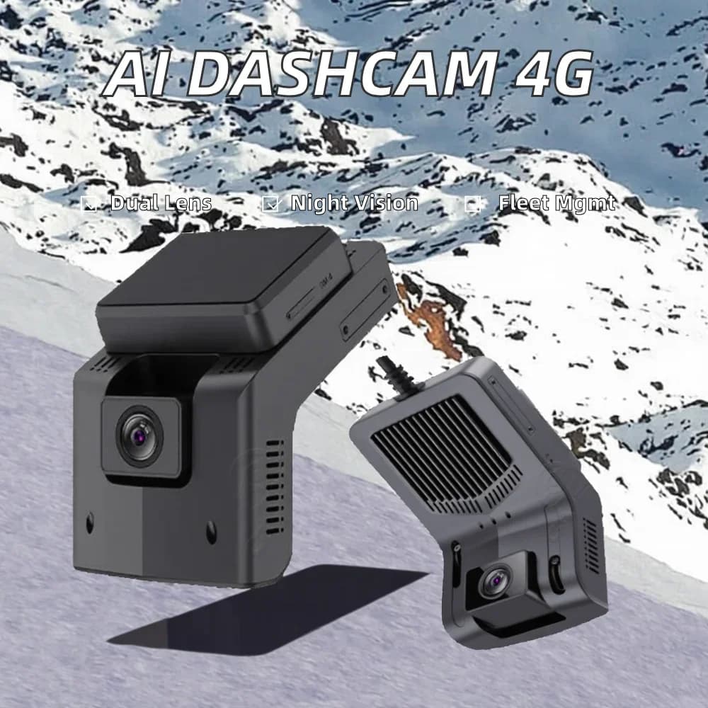 Vendita calda Ultravision AI Dual Lens Dashcam ADAS DMS 4G GPS WiFi Sistema di gestione della flotta 1 anno di garanzia Fabbrica di monitoraggio del driver