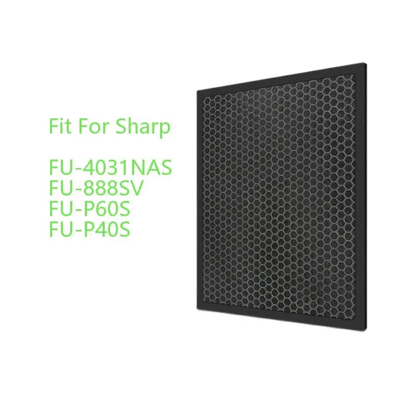 Set di filtri HEPA e carbone attivo Sharp H12 personalizzati per purificatori d'aria FU-40SE FU-888SV FU-P60S FU-P40S FU-4031NAS per filtrare PM2.5 e polvere