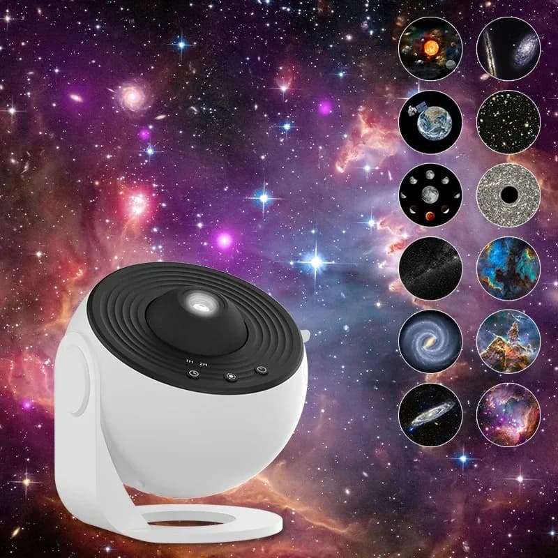 Galaxy Projector with LED Night Light Starry Sky Projector 360 ° Rotate Planetarium Night Lamp For Kids Decorative Room Gift