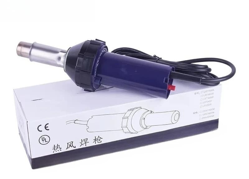 1600W Hot Air Welder Plastic Heat Gun Floor Welding Torch Hot Air Blower With Accessories