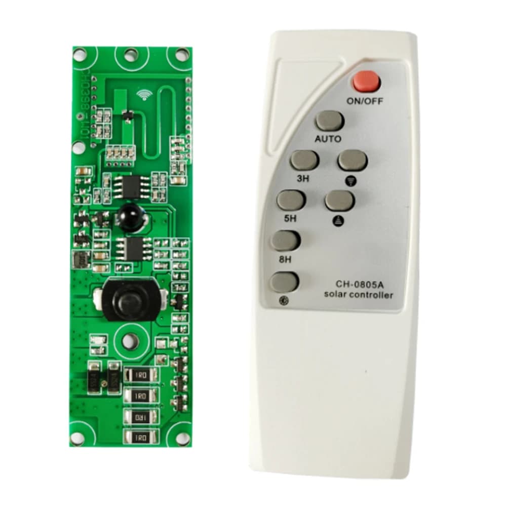 3.2V 3.7V microonde Radar Body Induction Solar Wall Light Switch Circuit Board telecomando Solar LED Driver Controller Board