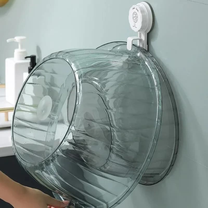 2 pezzi gancio per lavabo bagno ventosa senza cuciture cucina parete sottovuoto senza fori