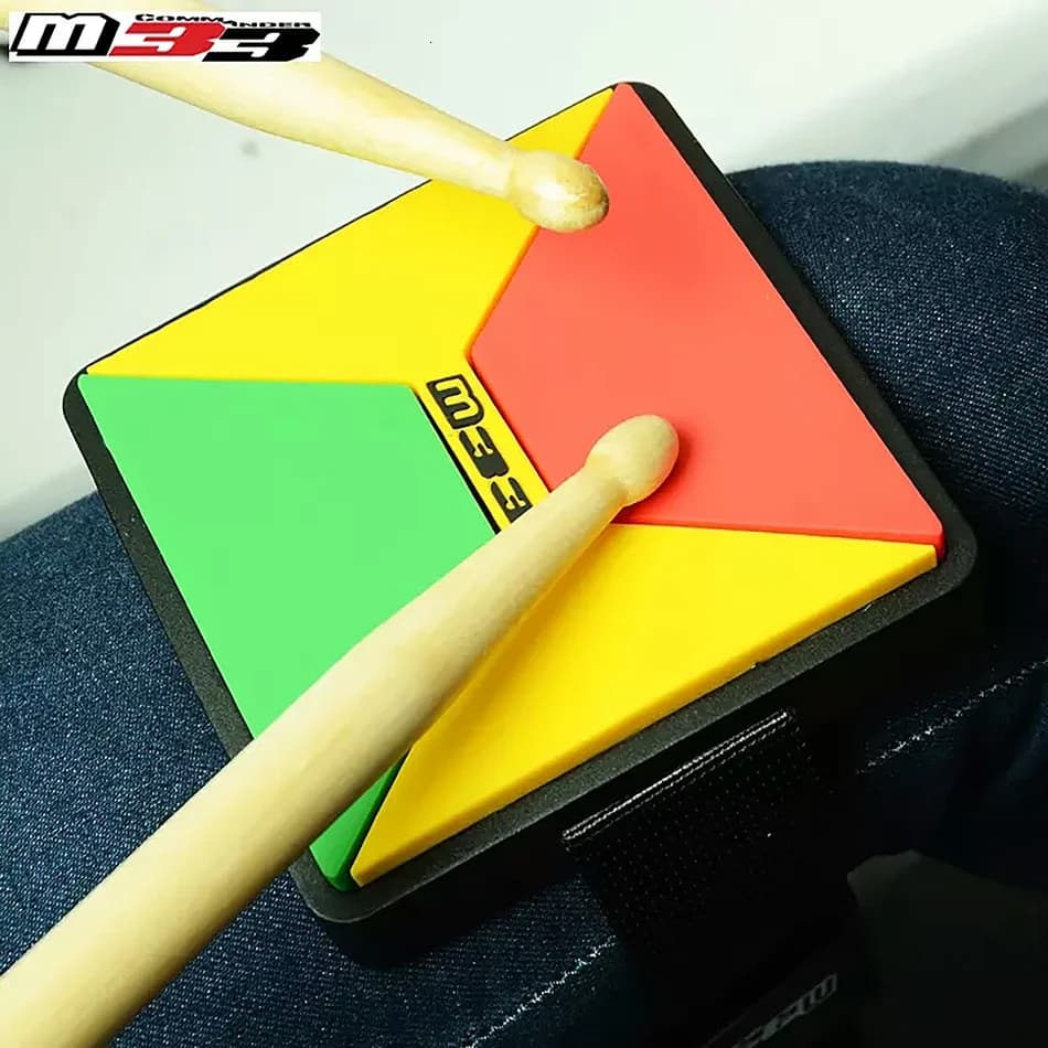 Soldier M33 MINI Practice Drum Pad Elasticità alta/media/dure in un unico tamburo Nuovo studente