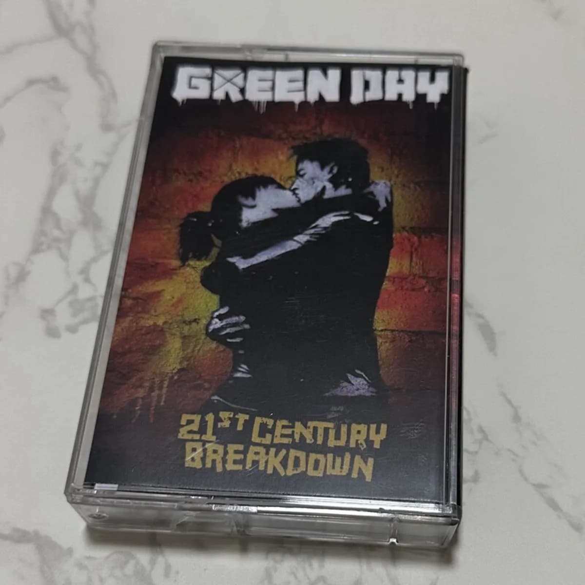 Green Day 21st Century Breakdown - Cassetta Audio Vintage per Ascolto e Collezione - Album Musicale Punk Rock