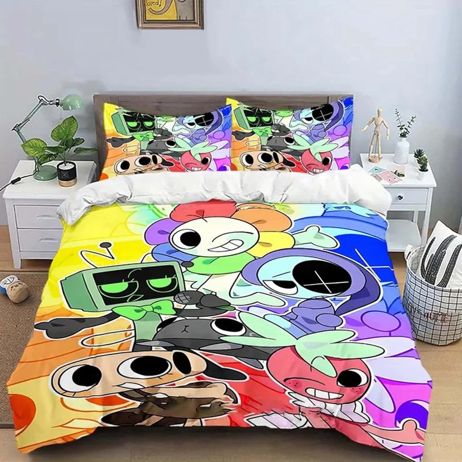 Dandy'S World Set di biancheria da letto per bambini Set copripiumino Set letto singolo matrimoniale king size Copripiumino per camera da letto per adulti Federa