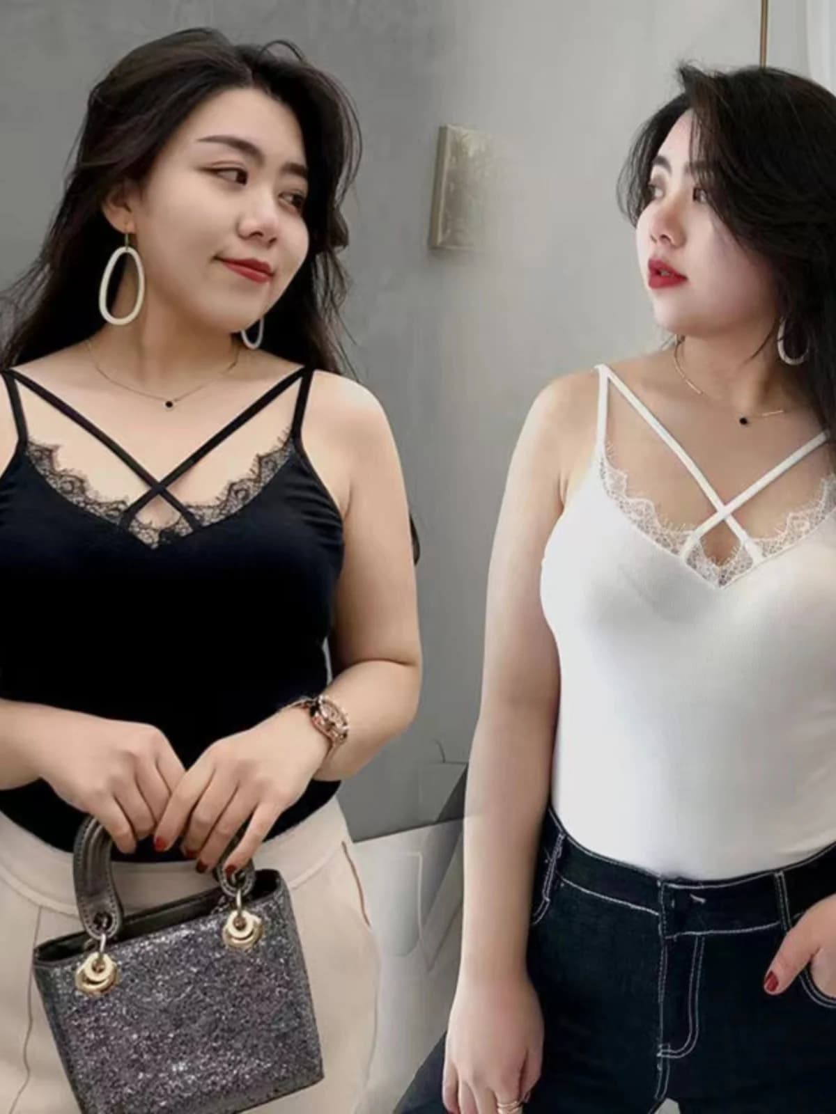 plus Size Strap Vest Women Summer Sexy Slimming Concealing Top U-Neck Modal Fabric High Elasticity Regular Length Inner/Outer...