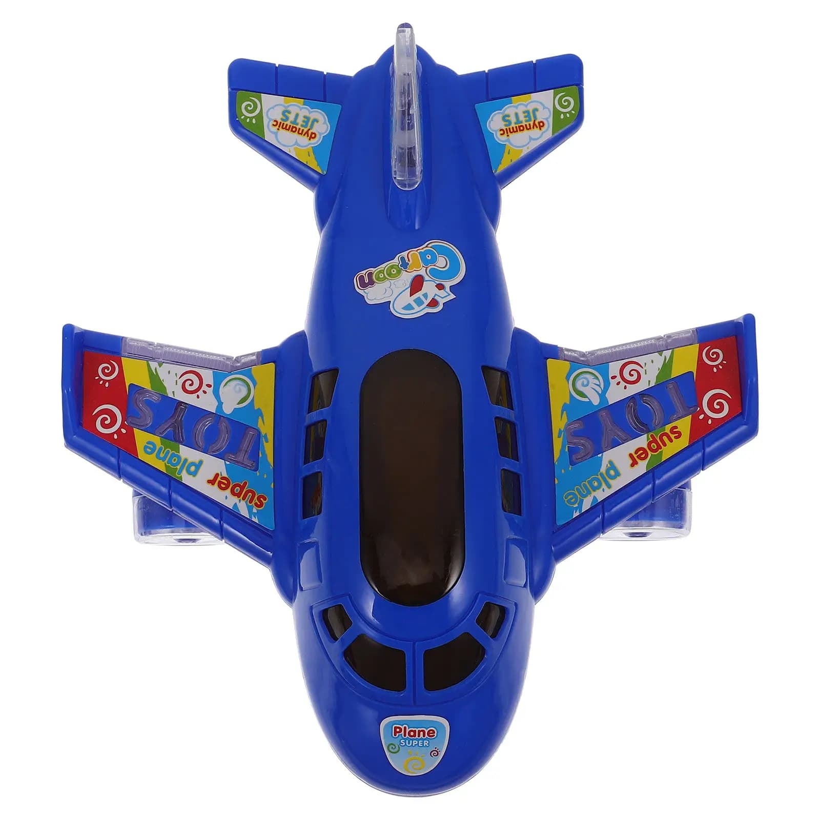 Aereo Elettrico Giocattolo 1 Pezzo, in Plastica di Alta Qualità, Luminoso, Musicale, Scorrevole, Educativo, Intelligente, per Bambini, da Esterno