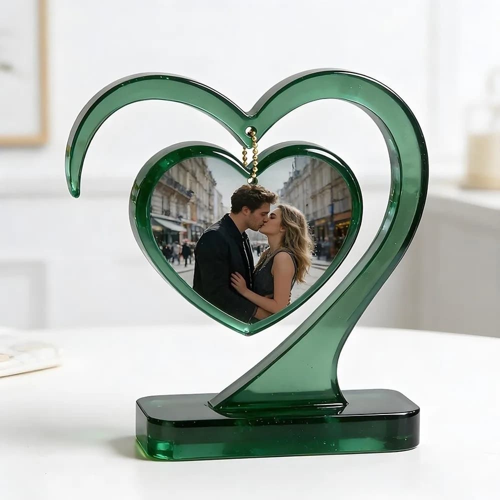 Heart Shaped Silicone Print for Frames, Reusable, DIY, for Photo Frames, Flexible and Elegant
