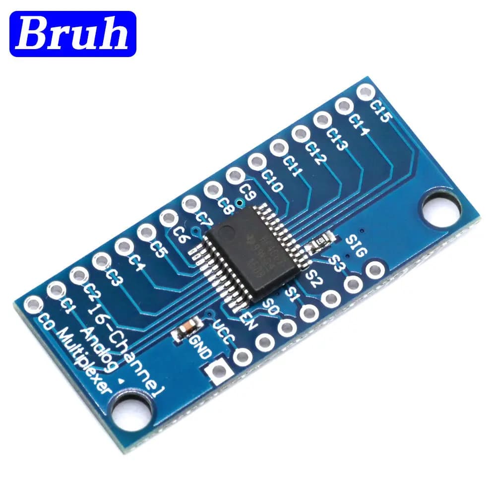 CD74HC4067 modulo scheda Breakout Multiplexer digitale analogico a 16 canali per microcontrollore Arduino 2V-6V 16 linee RX del dispositivo