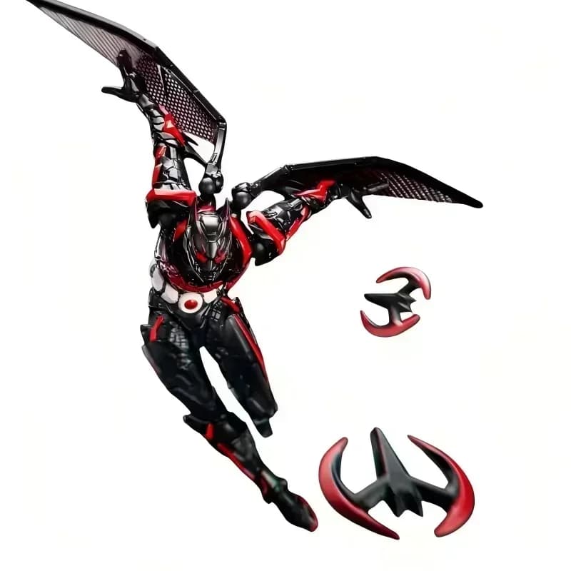 Hot Kaiyodo Revoltech Yamaguchi Batman Beyond The Future Anime Action Figure KO with Item Bonus Model Toy