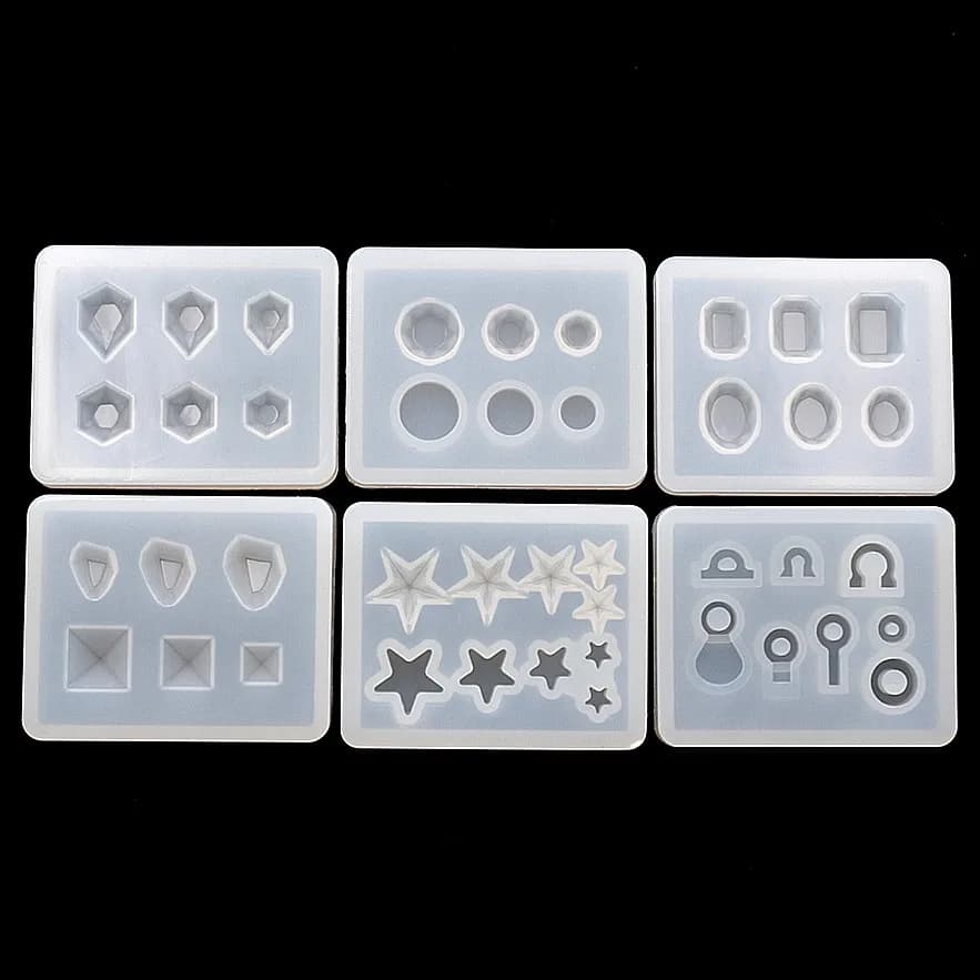 SNASAN Beads Silicone Mold Handmade Earrings DIY Jewelry Creation of nail art Beads adorable silicone resin mold