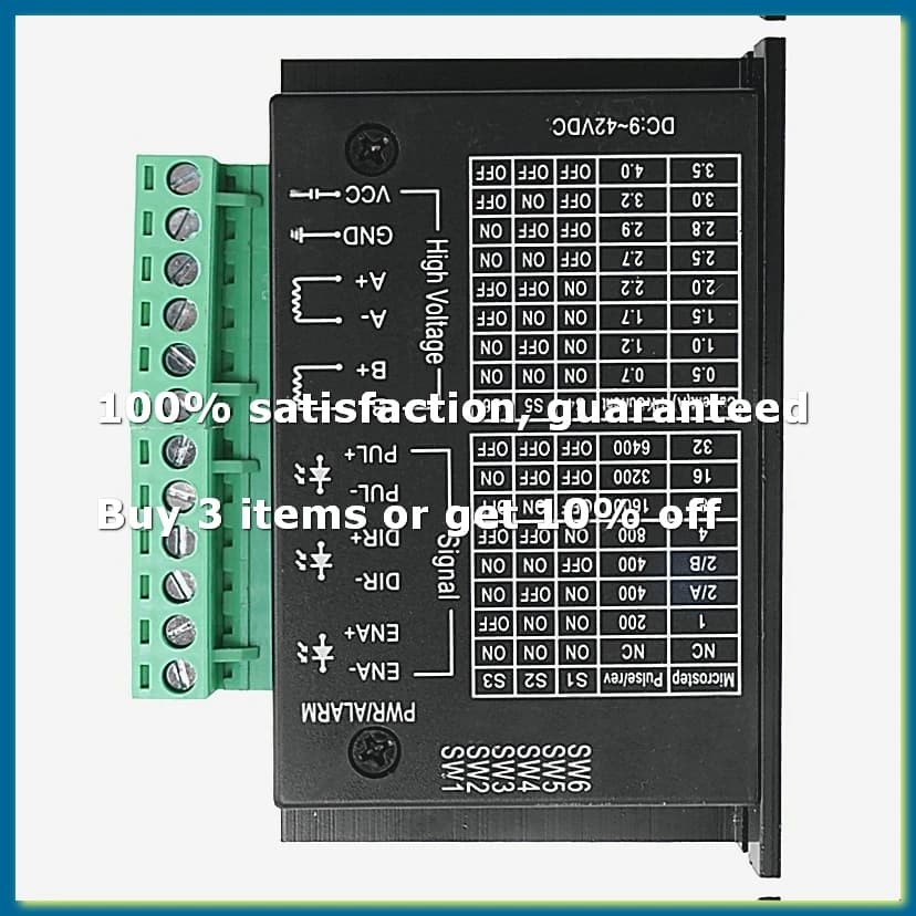 Stepper Motor Driver TB6600 Upgrade Nema 23 Nema17 4A DC9-42V for NEMA23 Motor CNC Router Controller for 3D Printer-DT30