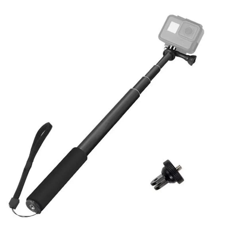 Bastone selfie monopiede per Gopro Stick Bastone allungabile Selfie Bastoni portatili impermeabili Supporto per GoPro Hero 13 5 Xiaoyi 4K DJI