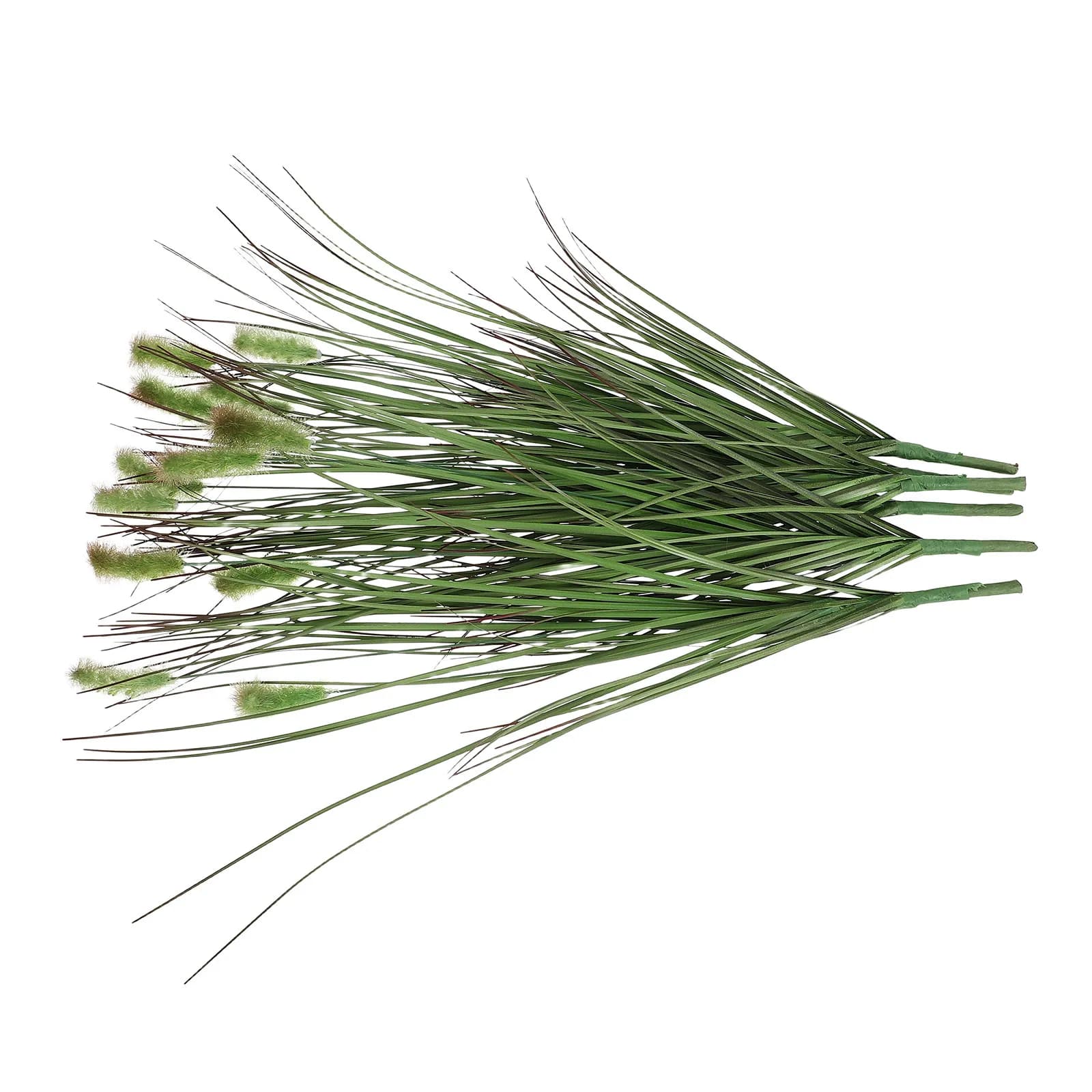 6Pcs Artificial Foliage Plant Realistic Faux Cat Tail Grass Decorative Tall Grass Stems for Window Box Porch Outdoor Garden