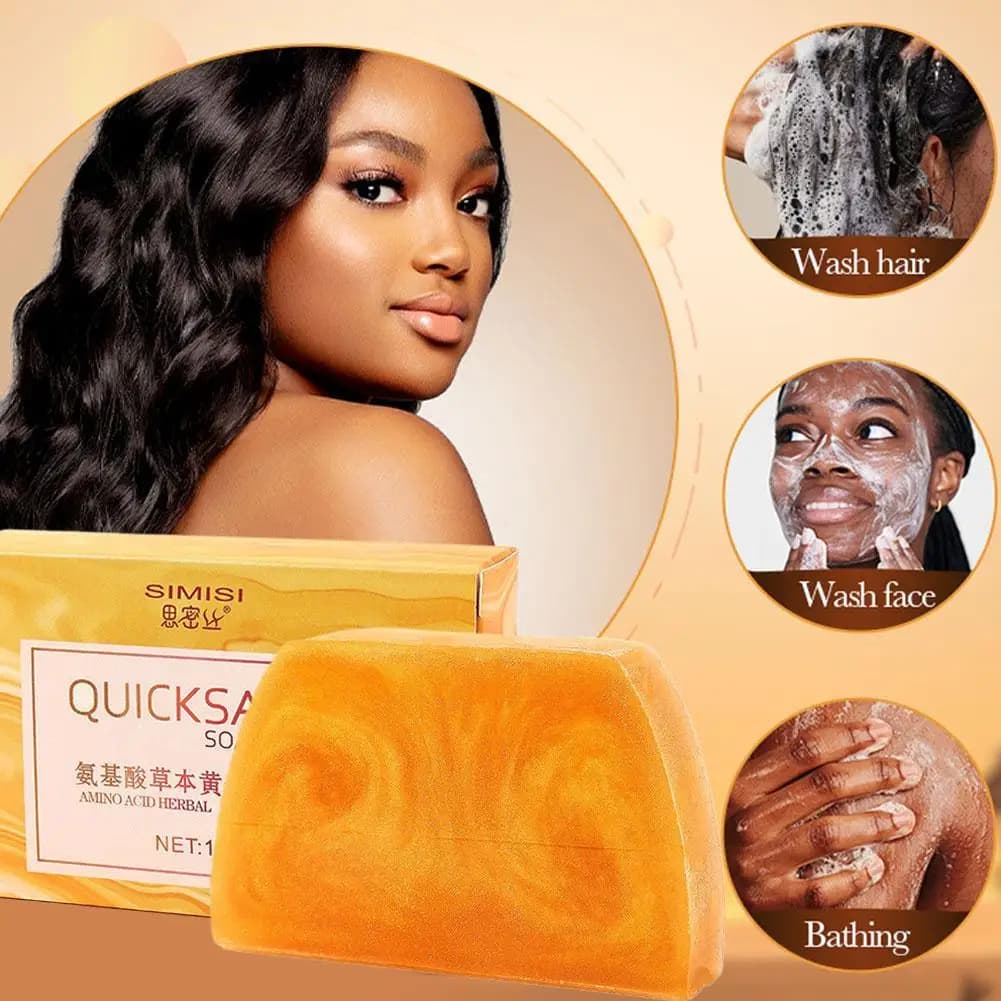 Esfoliante sbiancante incandescente Riduce la pigmentazione Nutriente Schiarente Sapone da bagno per il corpo Cura della pelle Sapone all'olio essenziale fatto a mano
